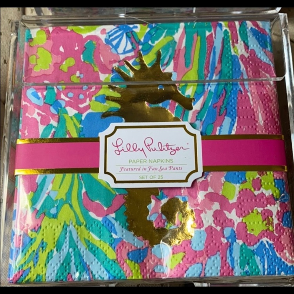 ISO THESE COCKTAIL NAPKINS- Lilly Pulitzer